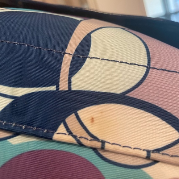 Nice coach multi color blues and purple. - Picture 4 of 8